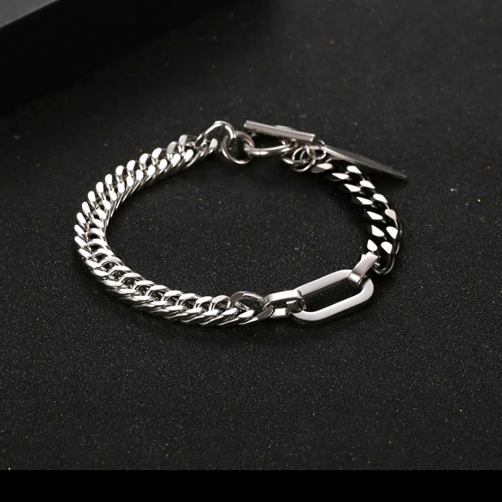 IMI Titanium Ring Colorblock OT Buckle Bracelet